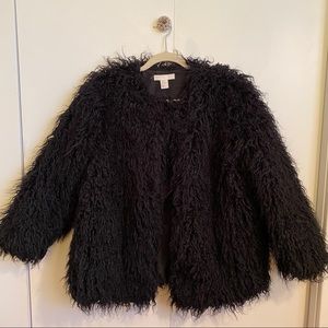 H&M Faux Sheep Teddy Coat